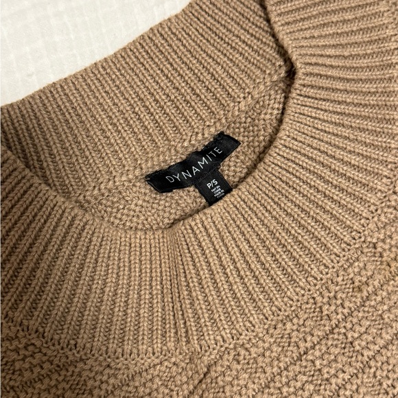 Dynamite Ribbed Tan Tank Top - Picture 2 of 2